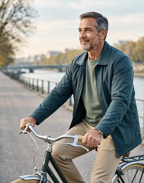 Paseo en bicicleta por la costanera